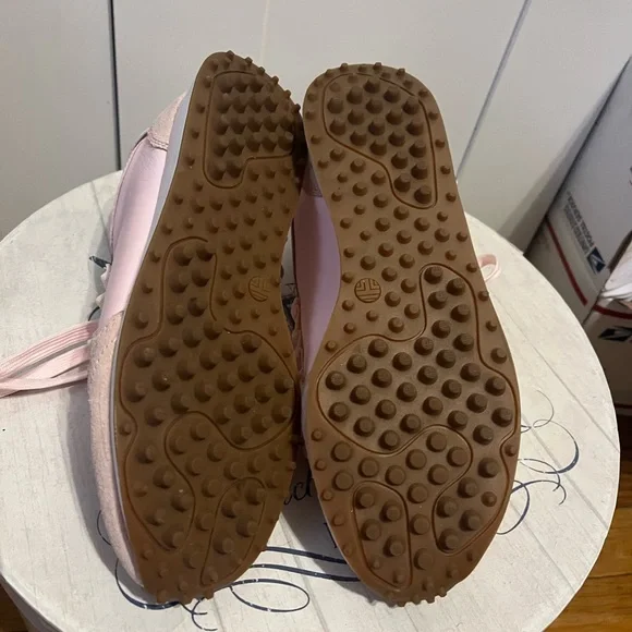 Tory Burch Sport Ruffle Golf Pink Trainers Sneakers - Picture 10 of 11